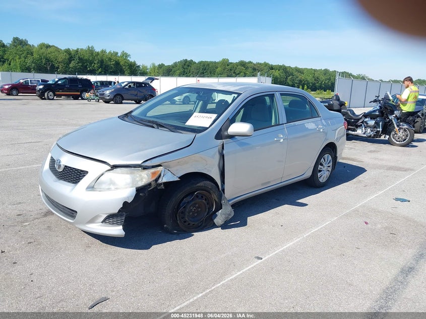 2010 Toyota Corolla VIN JTDBU4EE7AJ067070 IAAI salvage auction — LEFT FRONT, Salvage (Indiana), sold $1,050 on 2026-07-18 (photo 2)