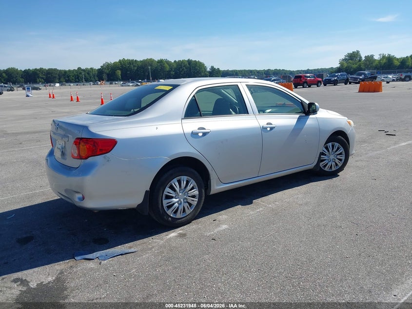 2010 Toyota Corolla VIN JTDBU4EE7AJ067070 IAAI salvage auction — LEFT FRONT, Salvage (Indiana), sold $1,050 on 2026-07-18 (photo 4)