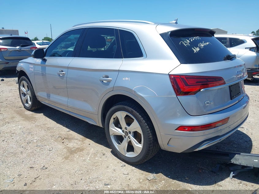 2021 Audi Q5 VIN WA1BAAFY5M2069425 IAAI salvage auction — FRONT END, Salvage Title, sold $9,300 on 2026-07-23 (photo 3)