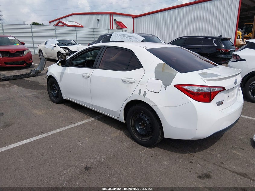 2016 Toyota Corolla VIN 5YFBURHE4GP491917 IAAI salvage auction — FRONT & REAR, Salvage Title, sold $2,100 on 2026-07-21 (photo 3)