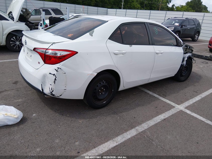 2016 Toyota Corolla VIN 5YFBURHE4GP491917 IAAI salvage auction — FRONT & REAR, Salvage Title, sold $2,100 on 2026-07-21 (photo 4)