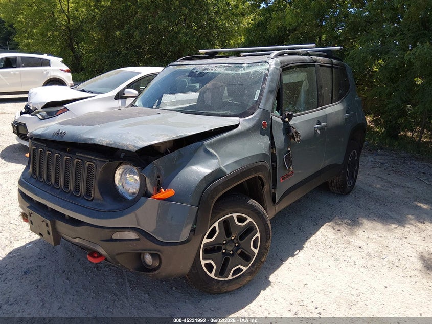 2016 Jeep Renegade VIN ZACCJBCT8GPD34227 IAAI salvage auction — ROLLOVER, Salvage Title, sold $325 on 2026-07-09 (photo 2)