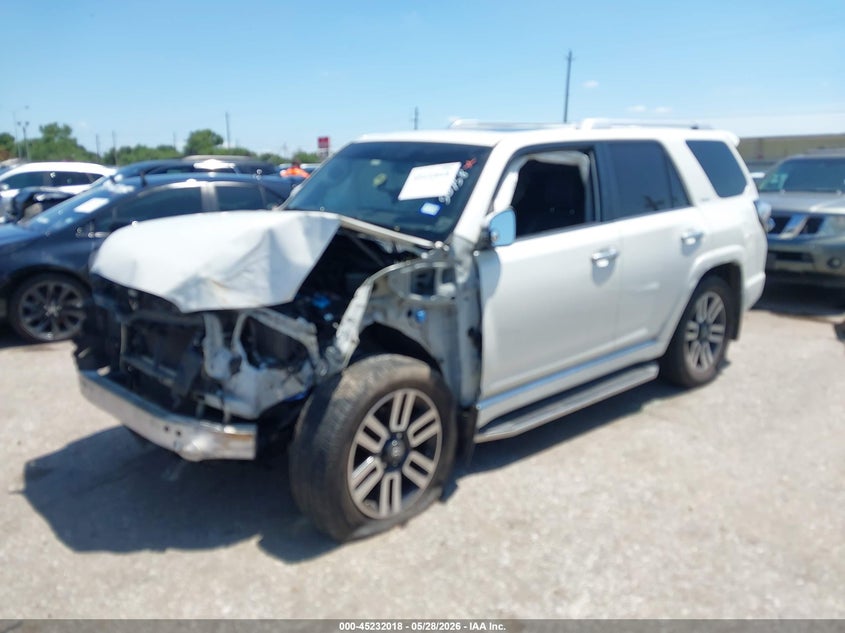 2019 Toyota 4runner VIN JTEZU5JR9K5191571 IAAI salvage auction — FRONT END, Salvage Title, sold $10,500 on 2026-07-29 (photo 2)