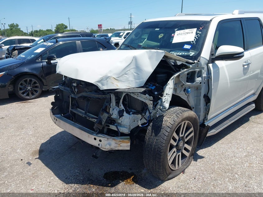 2019 Toyota 4runner VIN JTEZU5JR9K5191571 IAAI salvage auction — FRONT END, Salvage Title, sold $10,500 on 2026-07-29 (photo 6)