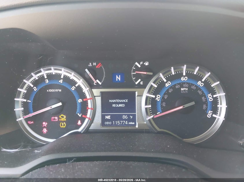2019 Toyota 4runner VIN JTEZU5JR9K5191571 IAAI salvage auction — FRONT END, Salvage Title, sold $10,500 on 2026-07-29 (photo 7)