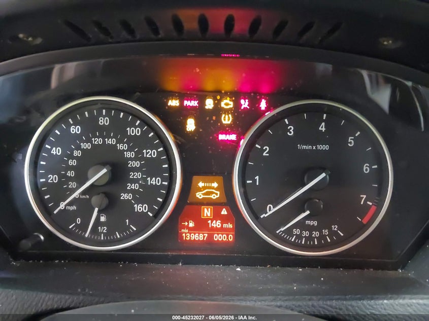 2011 BMW X5 VIN 5UXZV4C57BL739938 IAAI salvage auction — NORMAL WEAR, Clear (Pennsylvania), sold $225 on 2026-07-09 (photo 7)