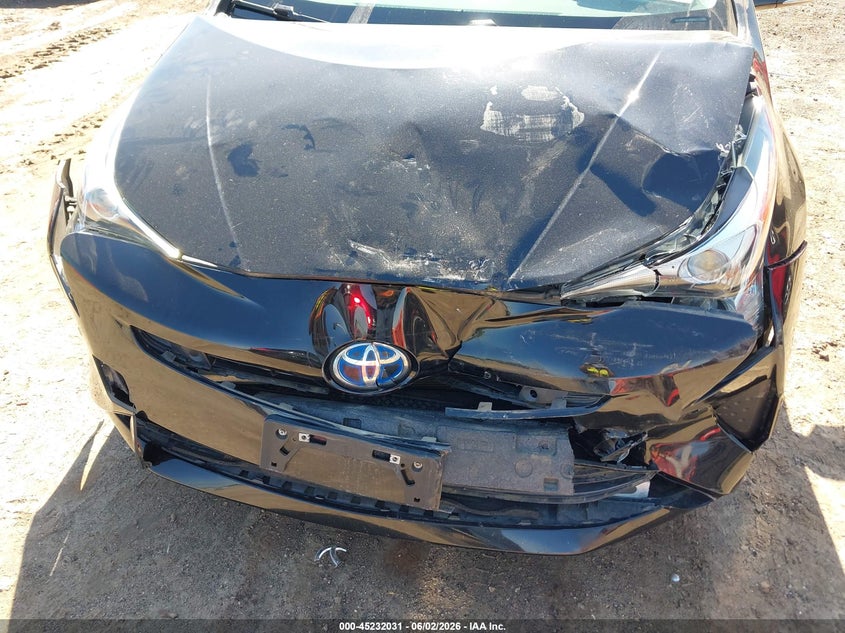 2018 Toyota Prius VIN JTDKARFU8J3054599 IAAI salvage auction — FRONT END, Salvage Title, sold $3,650 on 2026-07-15 (photo 6)