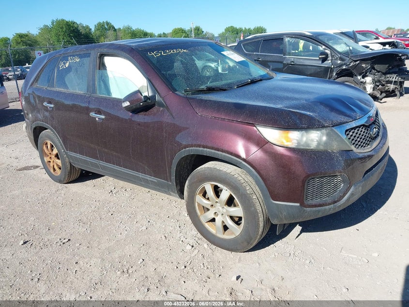 2011 Kia Sorento VIN 5XYKT3A19BG005090 IAAI salvage auction — ROLLOVER, Mv-907A (New York), sold $925 on 2026-07-09 (photo 1)