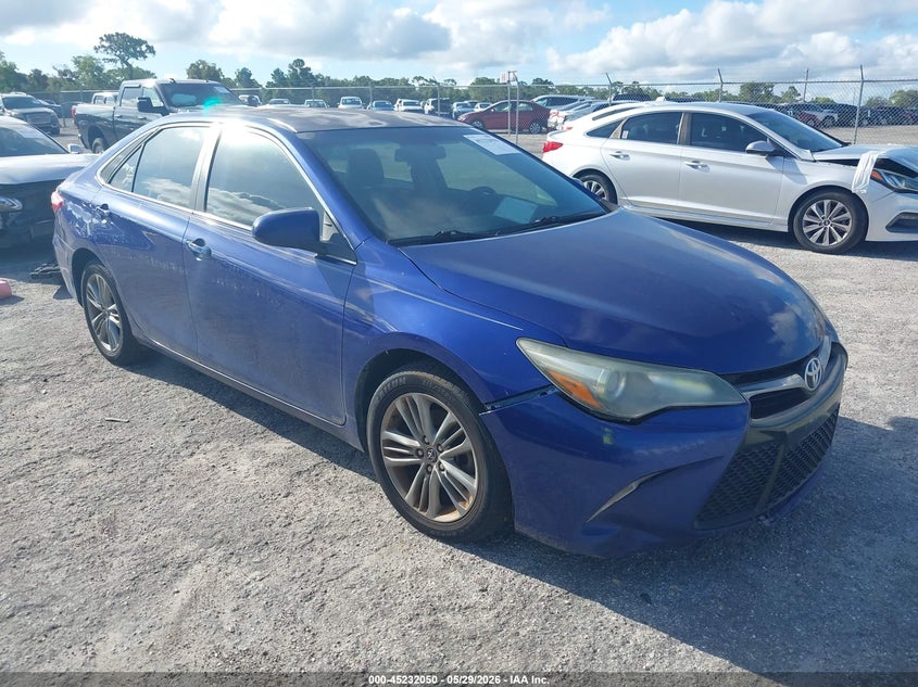2015 Toyota Camry VIN 4T1BF1FK2FU881089 IAAI salvage auction — NORMAL WEAR, Clear (Florida), sold $1,900 on 2026-08-01 (photo 1)