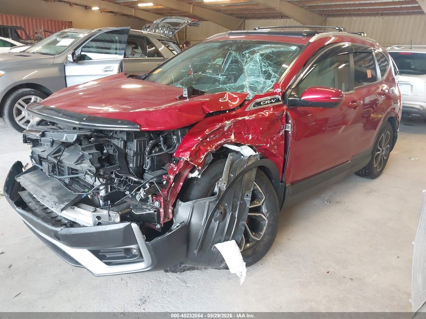 2022 Honda Cr-v VIN 7FARW1H85NE014012 IAAI salvage auction — FRONT END, Salvage Title, sold $4,050 on 2026-07-09 (photo 2)