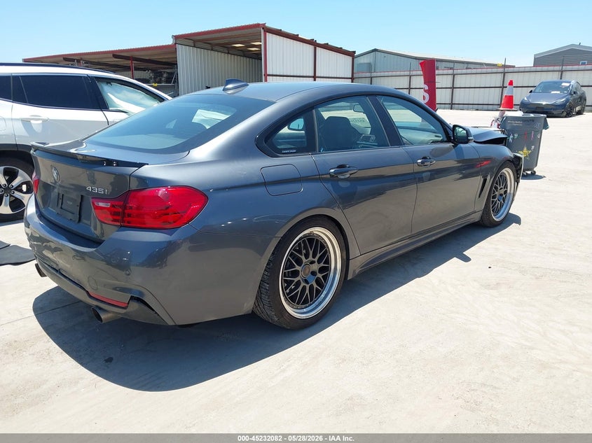 2016 BMW 4er VIN WBA4B1C56GG243044 IAAI salvage auction — FRONT END, Salvage Title, sold $675 on 2026-07-28 (photo 4)