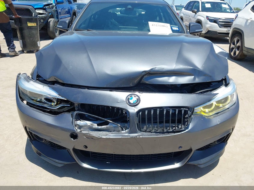 2016 BMW 4er VIN WBA4B1C56GG243044 IAAI salvage auction — FRONT END, Salvage Title, sold $675 on 2026-07-28 (photo 6)