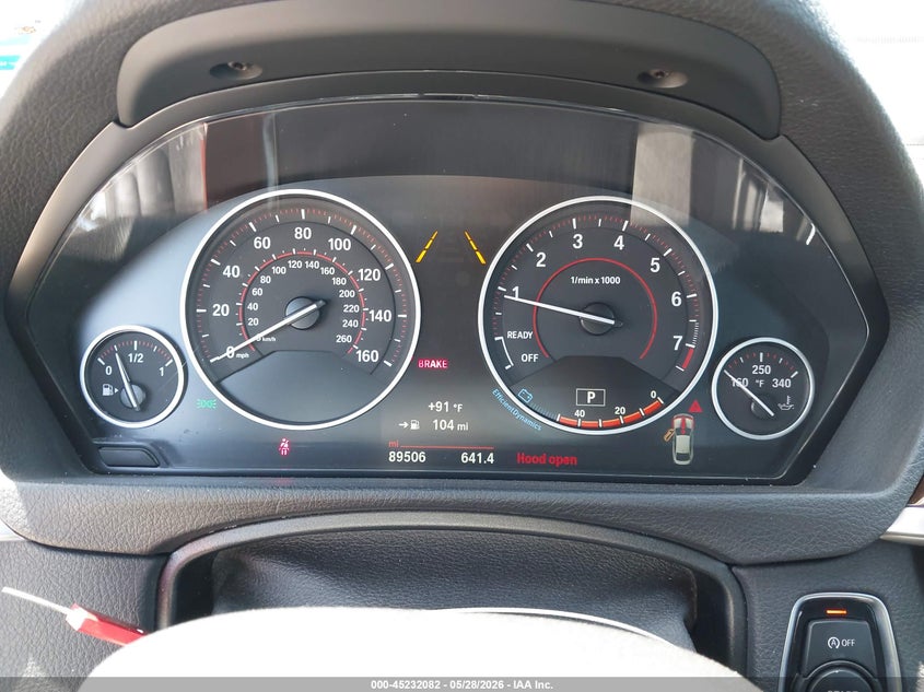 2016 BMW 4er VIN WBA4B1C56GG243044 IAAI salvage auction — FRONT END, Salvage Title, sold $675 on 2026-07-28 (photo 7)