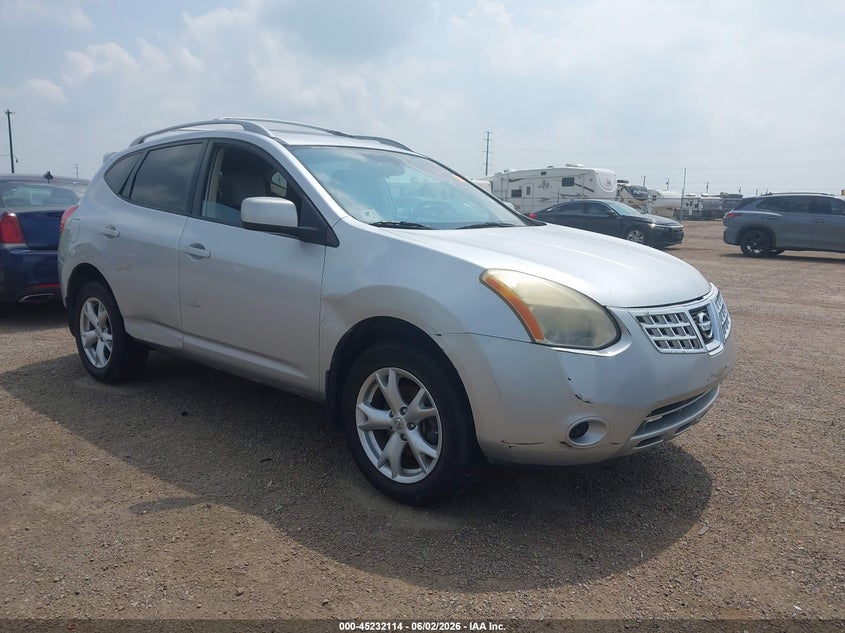 2009 Nissan Rogue VIN JN8AS58TX9W320645 IAAI salvage auction — REAR END, Nrc Lienholder Repossession Paperwork (Texas), sold $575 on 2026-07-14 (photo 1)