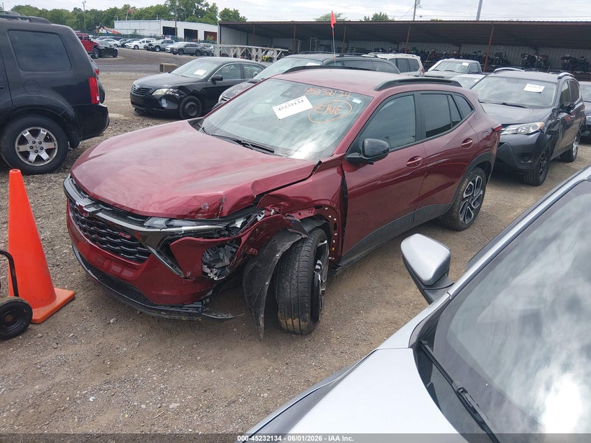 2024 Chevrolet Trax VIN KL77LJE2XRC055988 IAAI salvage auction — LEFT FRONT, Salvage (Ohio), sold $5,400 on 2026-07-29 (photo 2)