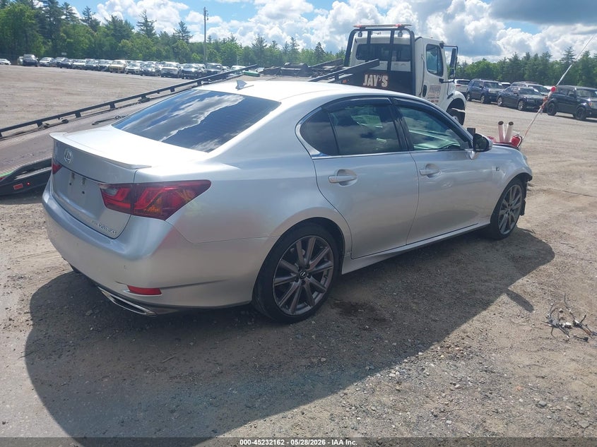 2014 Lexus Gs VIN JTHCE1BL3E5026130 IAAI salvage auction — FRONT END, Salvage Title, sold $6,225 on 2026-07-17 (photo 4)