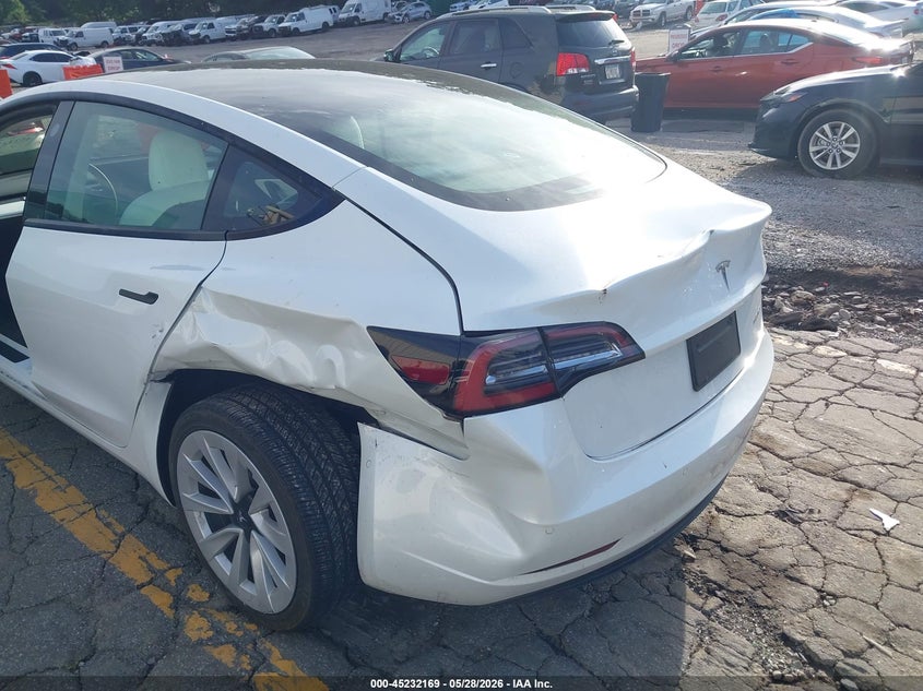 2021 Tesla Model 3 VIN 5YJ3E1EB2MF903417 IAAI salvage auction — REAR END, Salvage (Georgia), sold $7,100 on 2026-07-30 (photo 6)