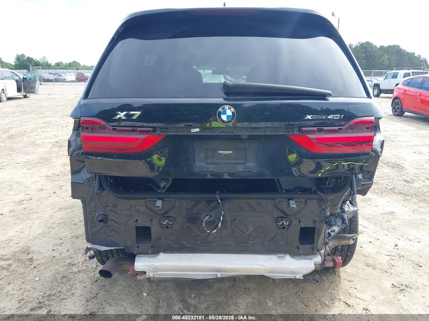 2022 BMW X7 VIN 5UXCW2C0XN9L04070 IAAI salvage auction — REAR END, Salvage Title, sold $22,650 on 2026-07-30 (photo 6)