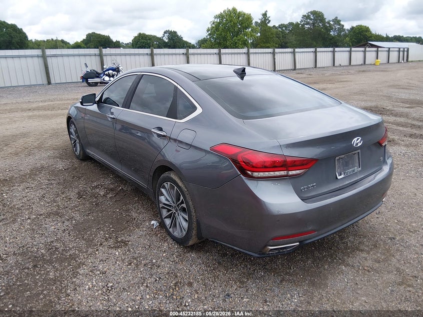 2016 Hyundai Genesis VIN KMHGN4JE6GU122362 IAAI salvage auction — WATER/FLOOD, Salvage (Louisiana), sold $2,900 on 2026-07-08 (photo 3)