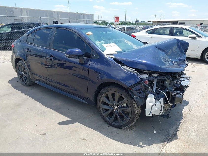 2023 Toyota Corolla VIN 5YFS4MCE9PP147252 IAAI salvage auction — FRONT END, Salvage Title, sold $50 on 2026-07-30 (photo 1)