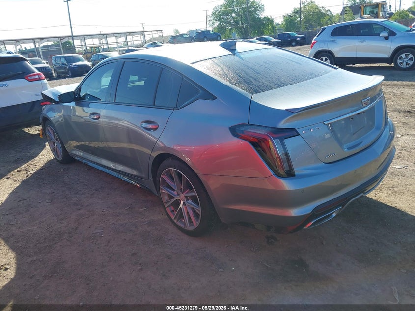 2023 Cadillac Ct5 VIN 1G6DU5RK0P0127934 IAAI salvage auction — FRONT END, Mv-907A (New York), sold $8,100 on 2026-07-10 (photo 3)