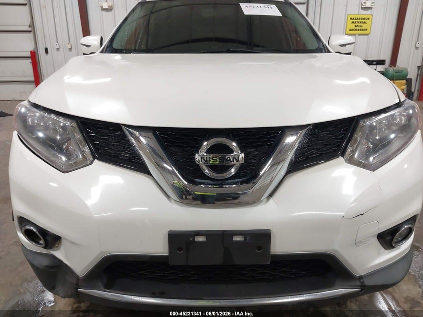2016 Nissan Rogue VIN KNMAT2MV8GP727918 IAAI salvage auction — FRONT END, Salvage (Iowa), sold $1,400 on 2026-07-07 (photo 6)