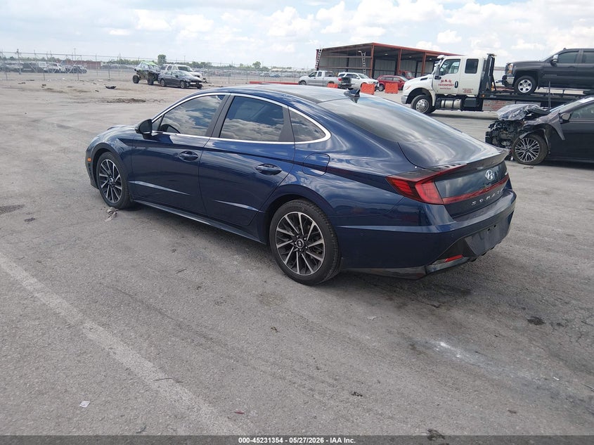 2021 Hyundai Sonata VIN 5NPEH4J21MH101756 IAAI salvage auction — RIGHT FRONT, Salvage (Illinois), sold $6,200 on 2026-07-14 (photo 3)