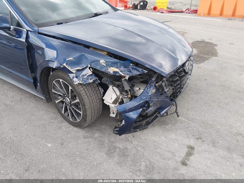 2021 Hyundai Sonata VIN 5NPEH4J21MH101756 IAAI salvage auction — RIGHT FRONT, Salvage (Illinois), sold $6,200 on 2026-07-14 (photo 6)