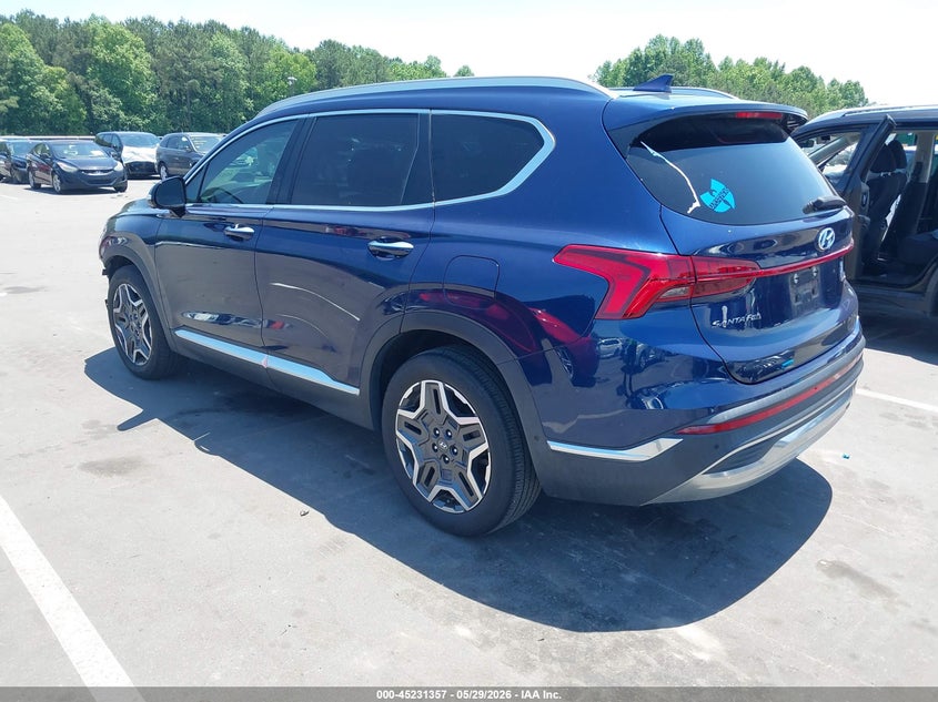 2021 Hyundai Santa fe VIN 5NMS44AL1MH332063 IAAI salvage auction — FRONT END, Salvage (North Carolina), sold $25 on 2026-07-30 (photo 3)