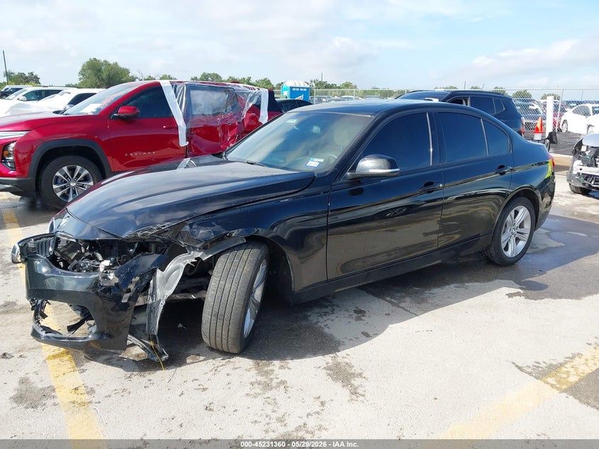 2016 BMW 3er VIN WBA8E9G55GNU29459 IAAI salvage auction — LEFT FRONT, Salvage Title, sold $3,000 on 2026-07-30 (photo 2)