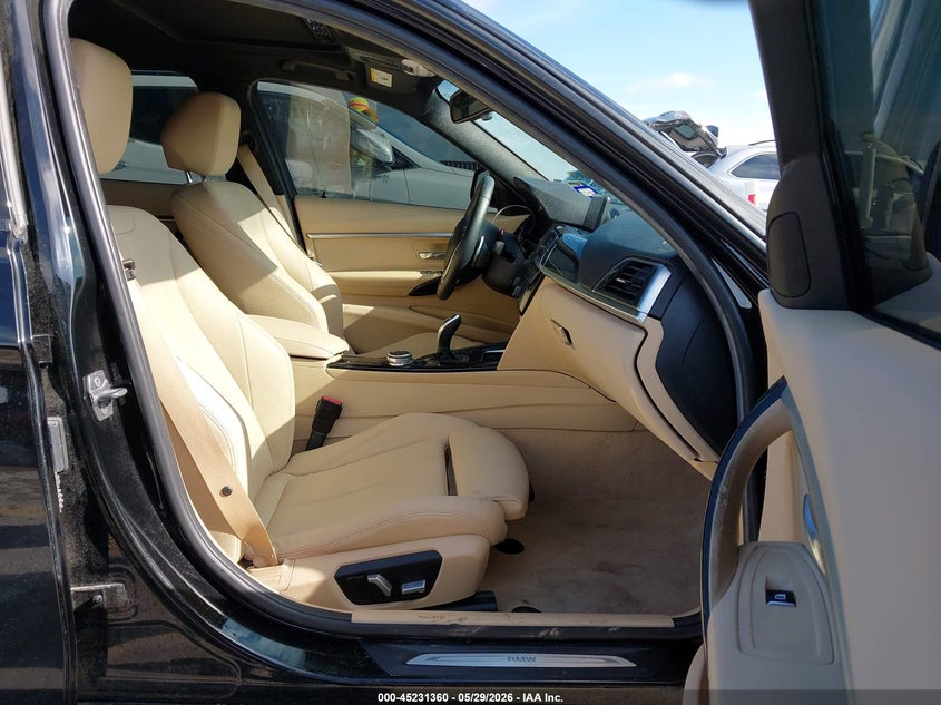 2016 BMW 3er VIN WBA8E9G55GNU29459 IAAI salvage auction — LEFT FRONT, Salvage Title, sold $3,000 on 2026-07-30 (photo 5)