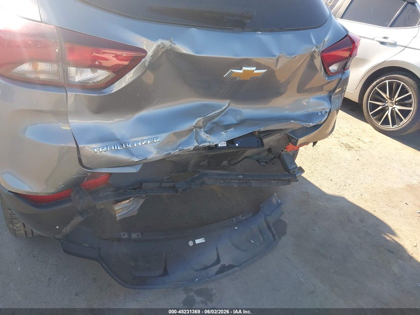 2023 Chevrolet Trailblazer VIN KL79MPS21PB058083 IAAI salvage auction — REAR END, Salvage (Ohio), sold $4,550 on 2026-07-28 (photo 6)
