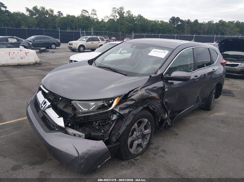 2019 Honda Cr-v VIN 7FARW1H57KE032660 IAAI salvage auction — FRONT & REAR, Salvage Title, sold $6,350 on 2026-07-25 (photo 2)