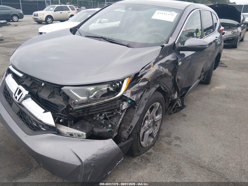 2019 Honda Cr-v VIN 7FARW1H57KE032660 IAAI salvage auction — FRONT & REAR, Salvage Title, sold $6,350 on 2026-07-25 (photo 6)