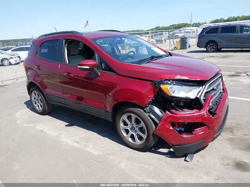 2018 Ford Ecosport VIN MAJ3P1TE4JC241314 IAAI salvage auction — FRONT END, Salvage Title, sold $1,475 on 2026-07-08 (photo 1)