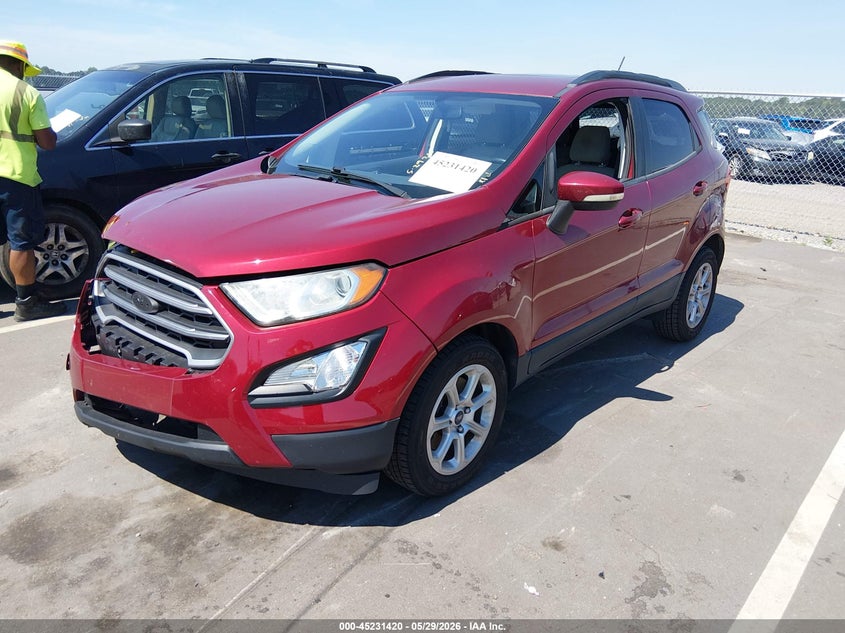 2018 Ford Ecosport VIN MAJ3P1TE4JC241314 IAAI salvage auction — FRONT END, Salvage Title, sold $1,475 on 2026-07-08 (photo 2)