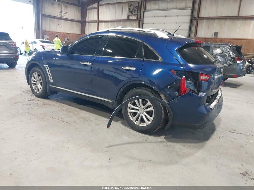 2015 Infiniti Qx70 VIN JN8CS1MW7FM480510 IAAI salvage auction — REAR END, Mv-907A (New York), sold $425 on 2026-07-23 (photo 3)