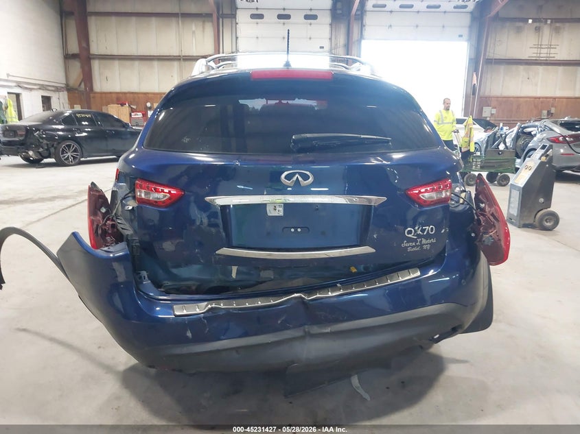 2015 Infiniti Qx70 VIN JN8CS1MW7FM480510 IAAI salvage auction — REAR END, Mv-907A (New York), sold $425 on 2026-07-23 (photo 6)