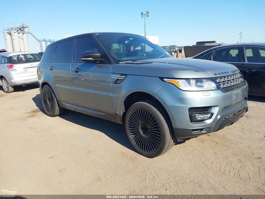 2016 Land rover Range rover sport VIN SALWR2PF2GA652377 IAAI salvage auction — SIDE, Salvage Title, sold $3,050 on 2026-07-07 (photo 1)