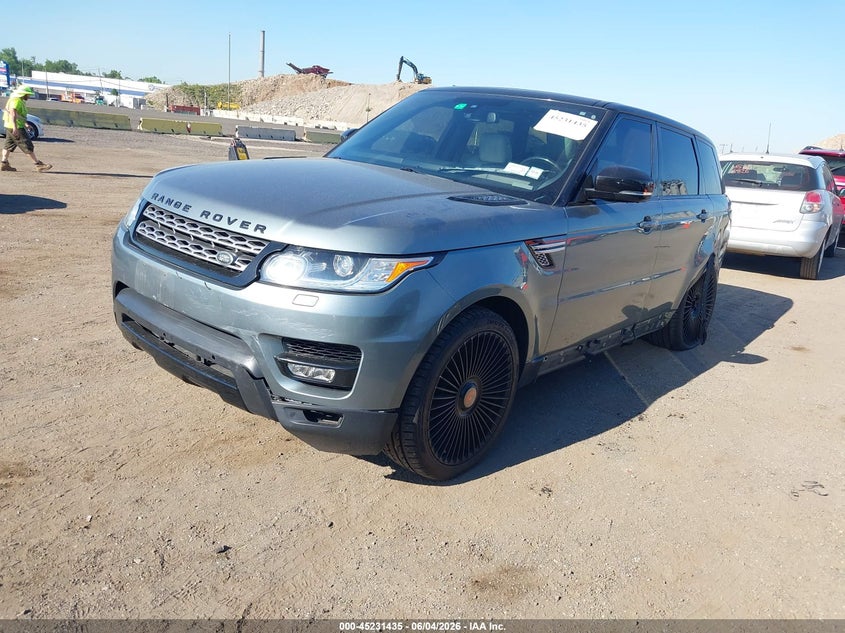 2016 Land rover Range rover sport VIN SALWR2PF2GA652377 IAAI salvage auction — SIDE, Salvage Title, sold $3,050 on 2026-07-07 (photo 2)