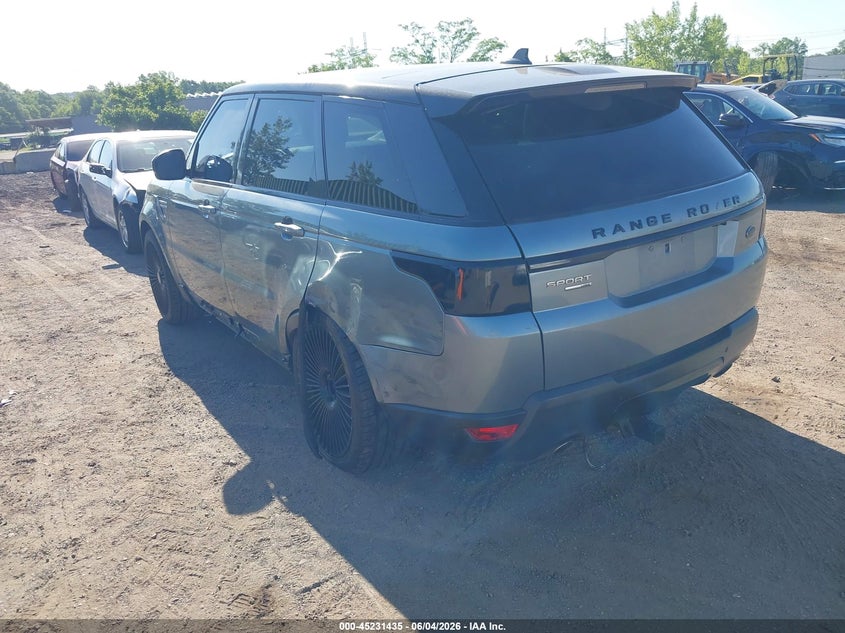 2016 Land rover Range rover sport VIN SALWR2PF2GA652377 IAAI salvage auction — SIDE, Salvage Title, sold $3,050 on 2026-07-07 (photo 3)