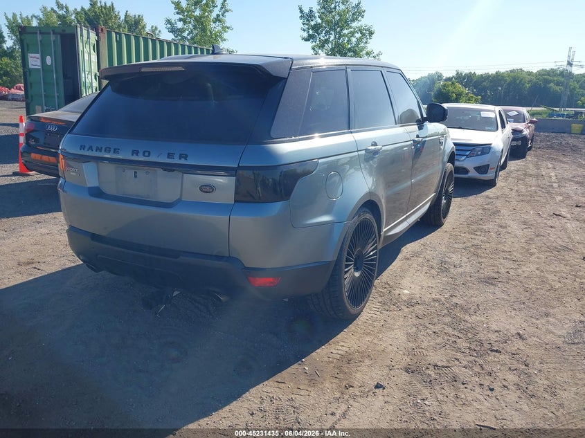 2016 Land rover Range rover sport VIN SALWR2PF2GA652377 IAAI salvage auction — SIDE, Salvage Title, sold $3,050 on 2026-07-07 (photo 4)