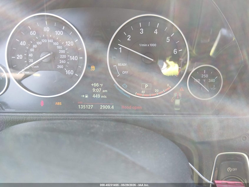 2013 BMW 3er VIN WBA3B5C57DF138646 IAAI salvage auction — RIGHT FRONT, Salvage Title, sold $650 on 2026-07-16 (photo 7)