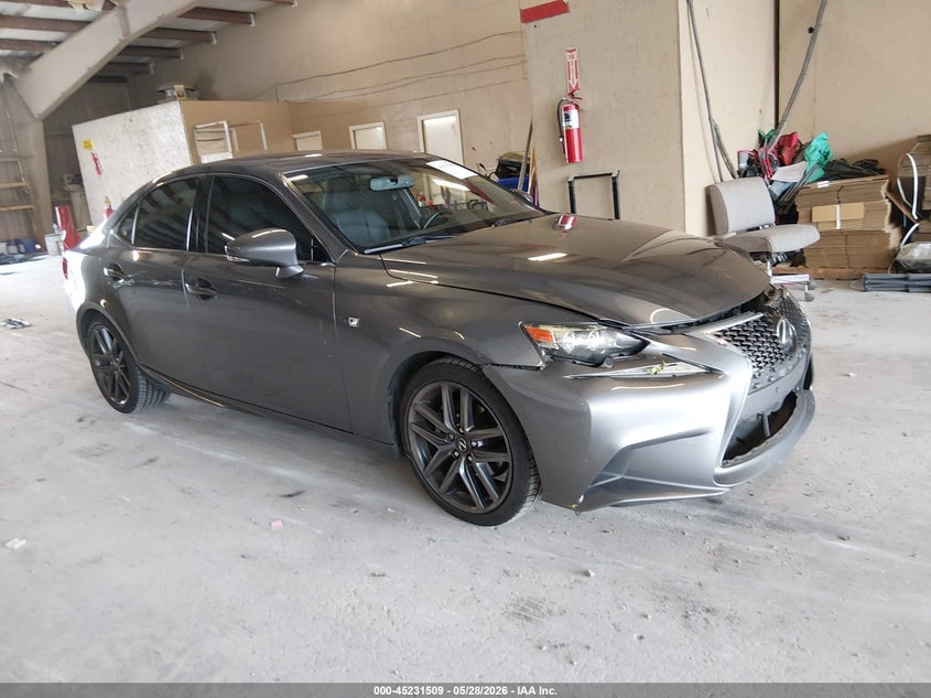 2015 Lexus Is VIN JTHBF1D23F5045744 IAAI salvage auction — FRONT END, Salvage (Tennessee), sold $4,250 on 2026-07-06 (photo 1)