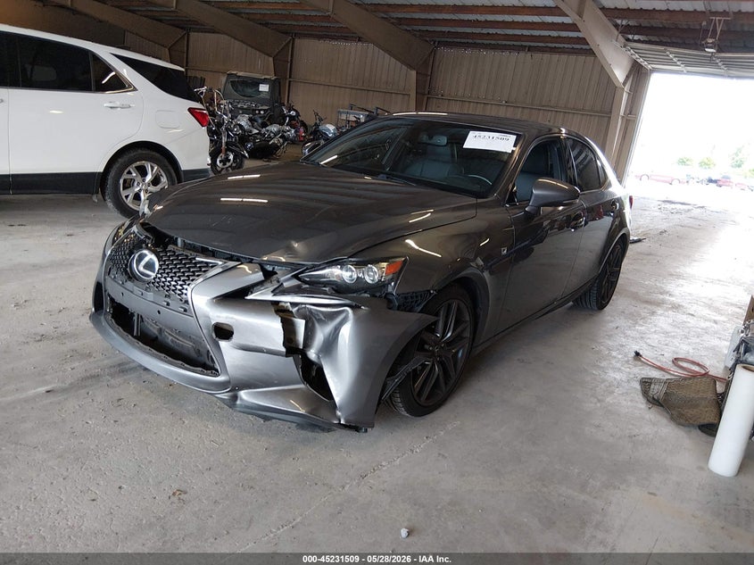 2015 Lexus Is VIN JTHBF1D23F5045744 IAAI salvage auction — FRONT END, Salvage (Tennessee), sold $4,250 on 2026-07-06 (photo 2)