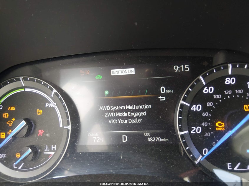 2020 Toyota Highlander VIN 5TDXBRCH8LS006452 IAAI salvage auction — LEFT SIDE, Salvage Title, sold $7,400 on 2026-07-23 (photo 7)