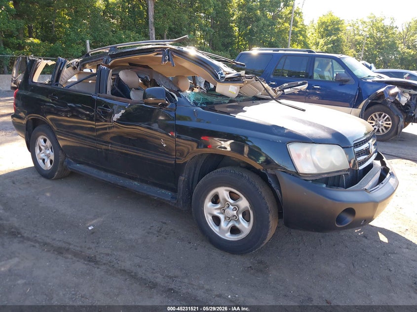 2003 Toyota Highlander VIN JTEHD21A130023460 IAAI salvage auction — ROLLOVER, Non-Repairable (Maryland), sold $525 on 2026-07-10 (photo 1)