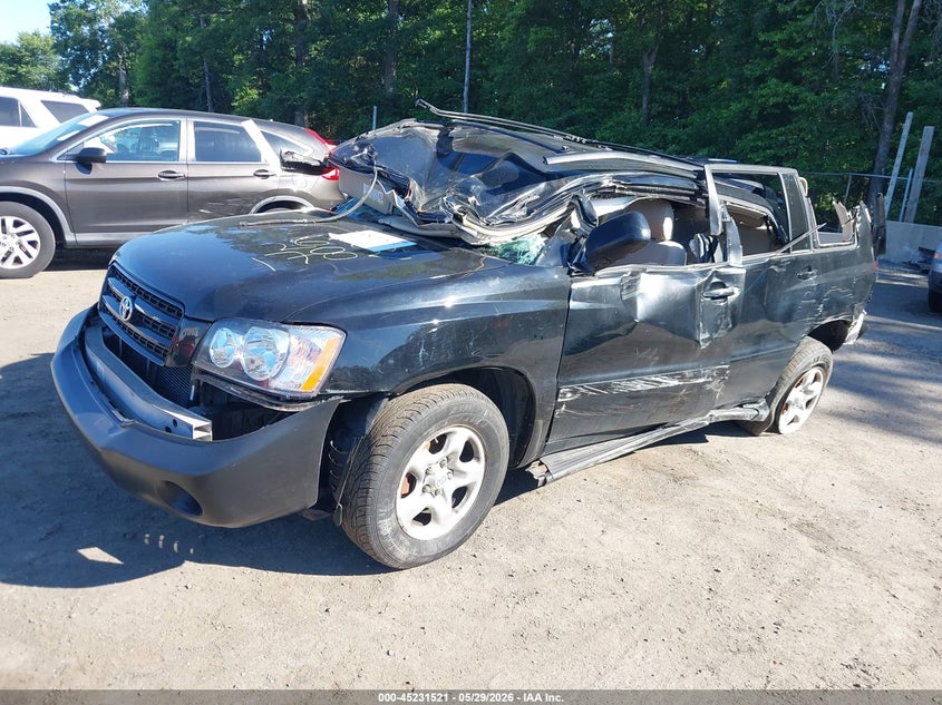 2003 Toyota Highlander VIN JTEHD21A130023460 IAAI salvage auction — ROLLOVER, Non-Repairable (Maryland), sold $525 on 2026-07-10 (photo 2)