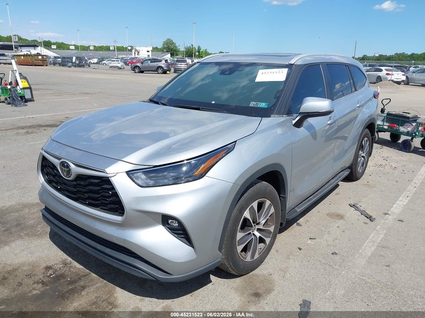 2023 Toyota Highlander VIN 5TDKDRAH2PS523436 IAAI salvage auction — INTERIOR BURN, Salvage Title, sold $12,950 on 2026-07-06 (photo 2)
