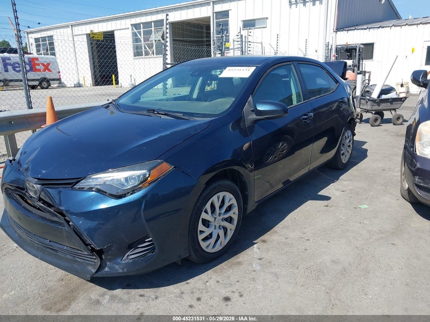 2019 Toyota Corolla VIN 5YFBURHE5KP945164 IAAI salvage auction — REAR END, Salvage Title, sold $2,400 on 2026-07-09 (photo 2)
